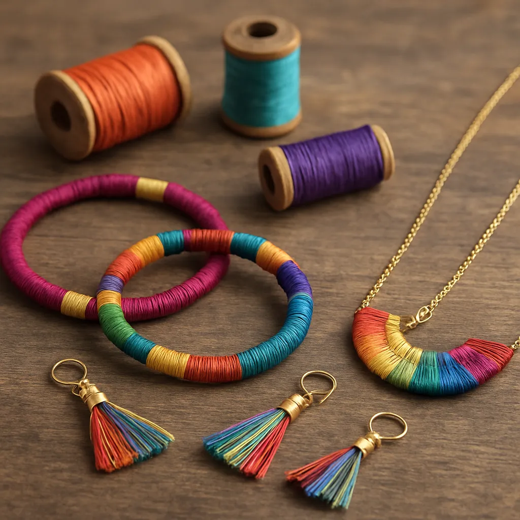 Creative Uses for Colorful Threads in Jewelry