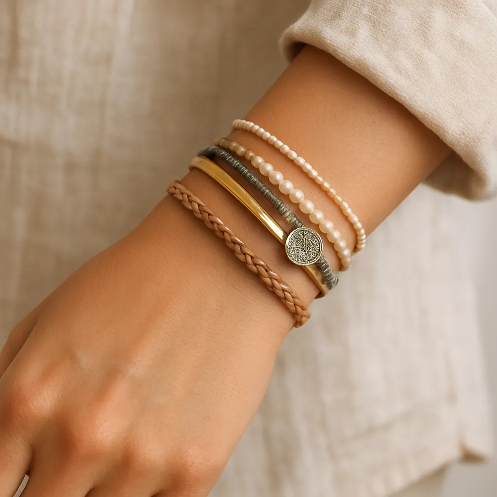 How to Style Layered Bracelets