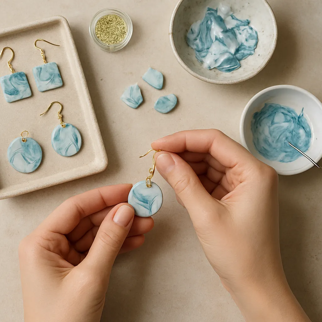 How to Make Jewelry with Marbled Effects