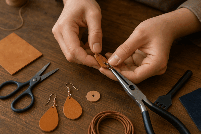 Working with Leather: Beginner Jewelry Projects