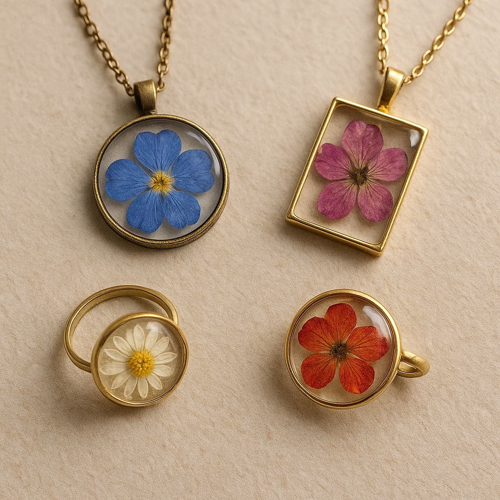 Nature-Inspired Jewelry Ideas Using Real Flowers