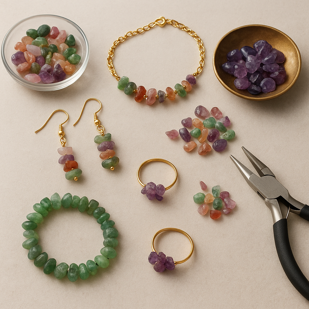 How to Use Gemstone Chips in Chic Accessories