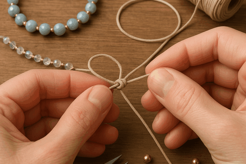 The Basics of Knotting Techniques for Beaded Jewelry