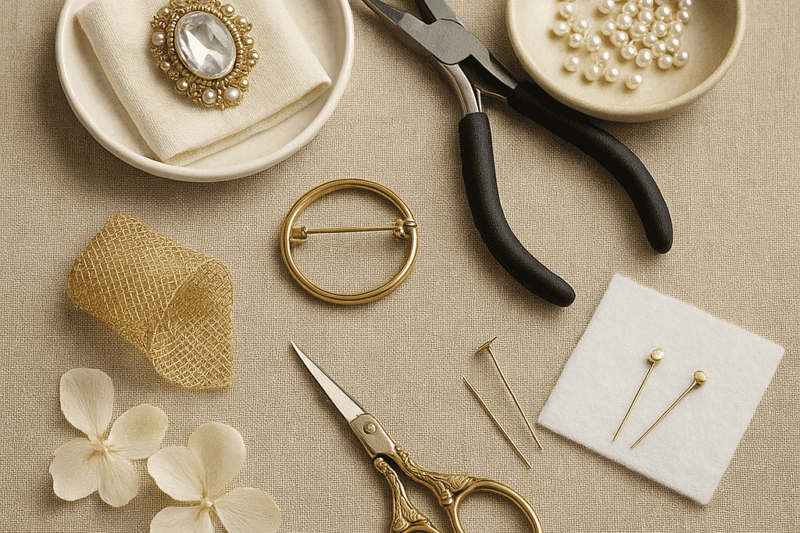 How to Create Elegant Brooches with Simple Tools