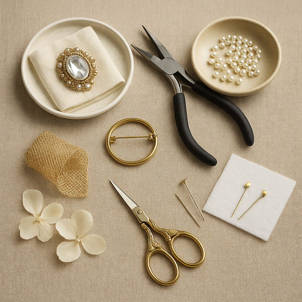 How to Create Elegant Brooches with Simple Tools