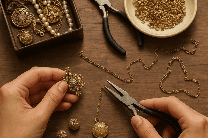 How to Repurpose Old Jewelry into New Designs