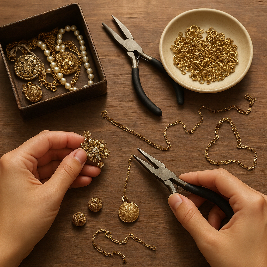 How to Repurpose Old Jewelry into New Designs
