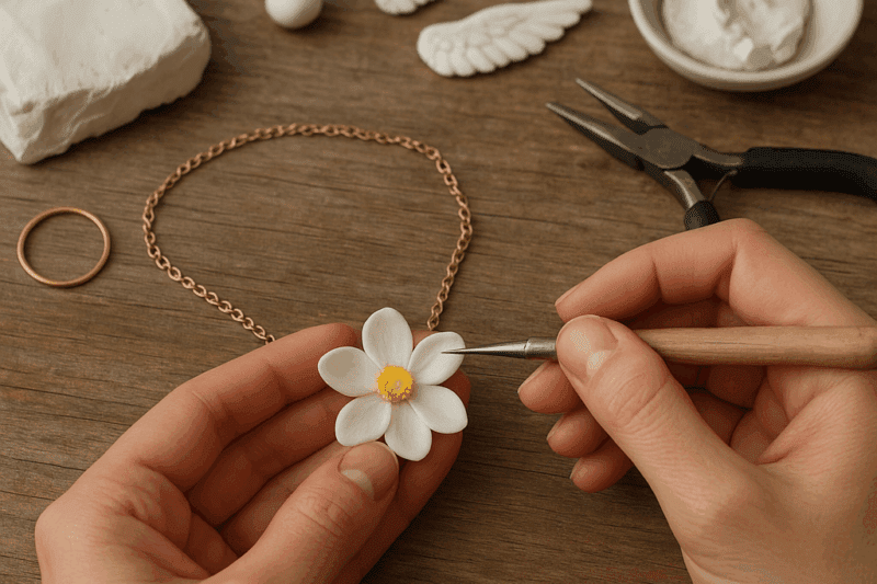 Working with Cold Porcelain in Jewelry Making