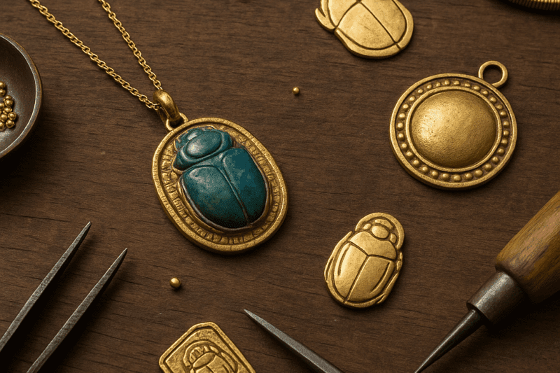 How to Make Scarab and Ancient-Inspired Jewelry