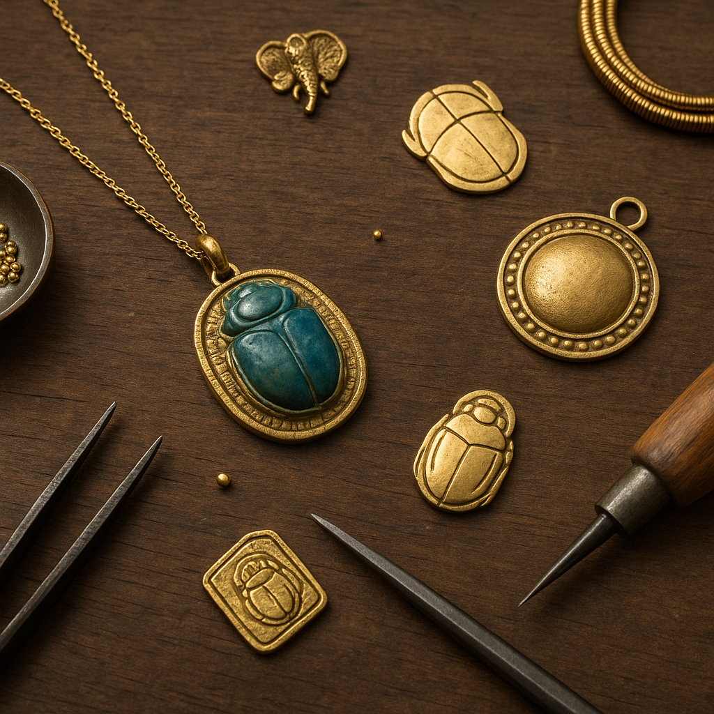 How to Make Scarab and Ancient-Inspired Jewelry