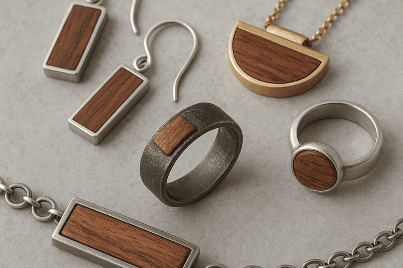 How to Combine Wood and Metal in Jewelry Pieces