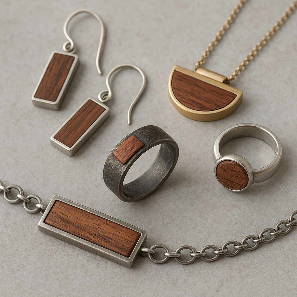 How to Combine Wood and Metal in Jewelry Pieces