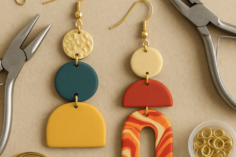 DIY Statement Earrings with Bold Designs