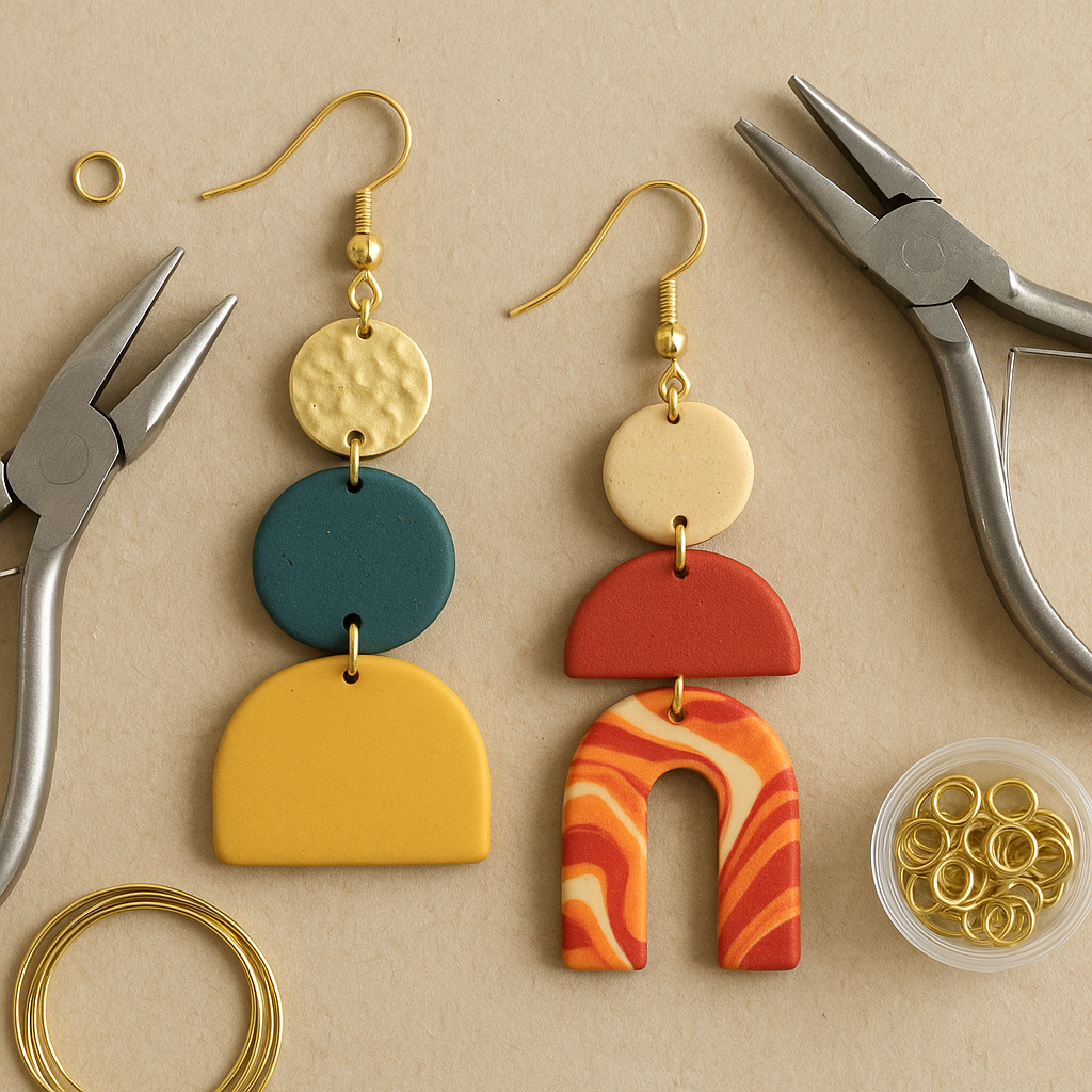 DIY Statement Earrings with Bold Designs