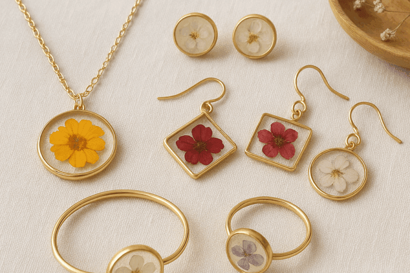 DIY Birth Flower Jewelry Ideas