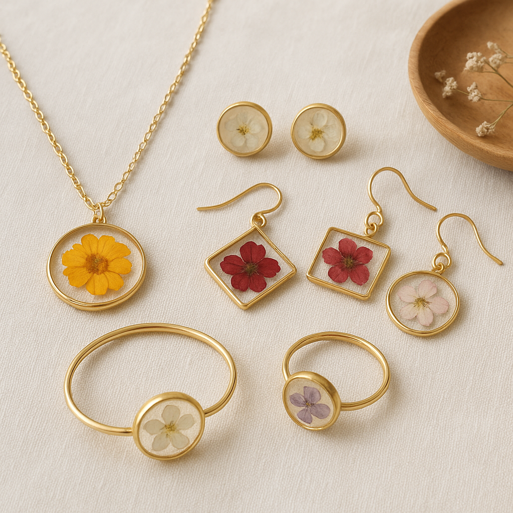 DIY Birth Flower Jewelry Ideas