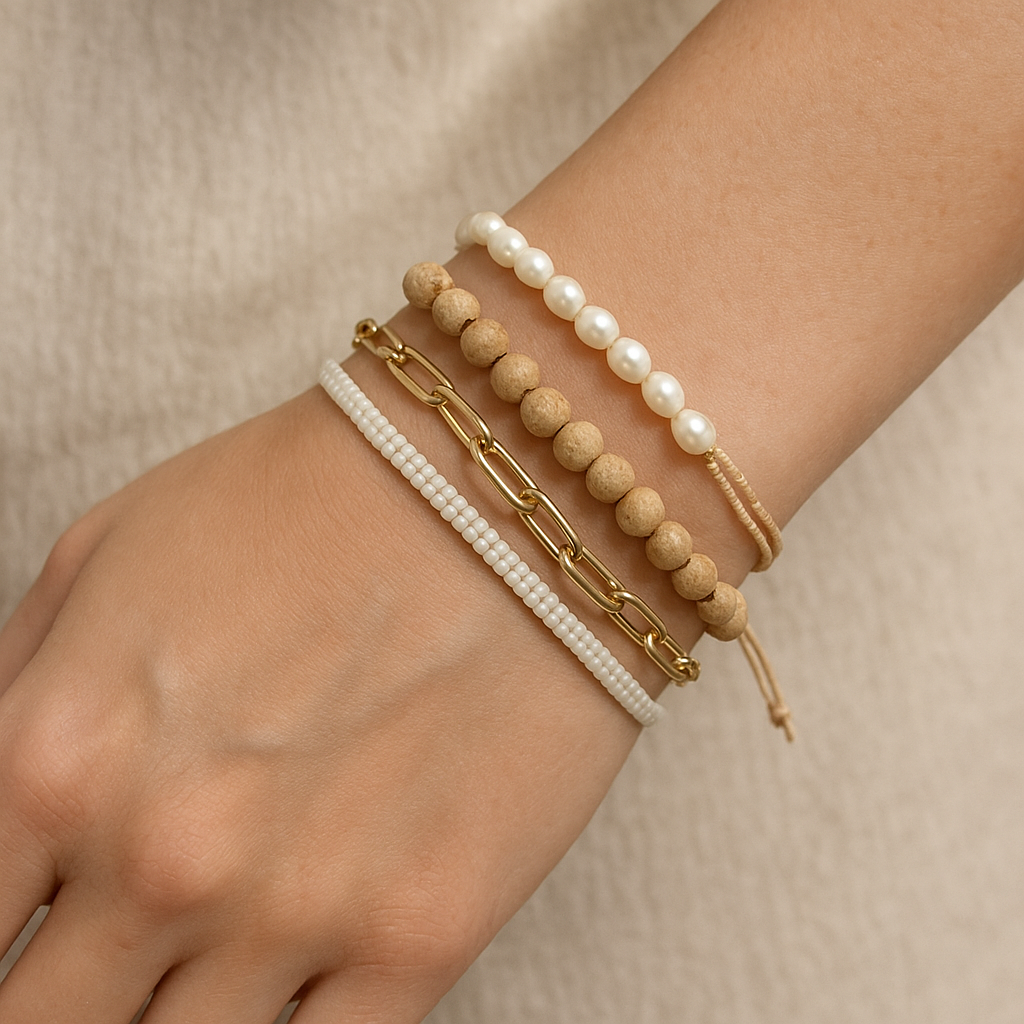 DIY Stacked Bracelets for Everyday Wear