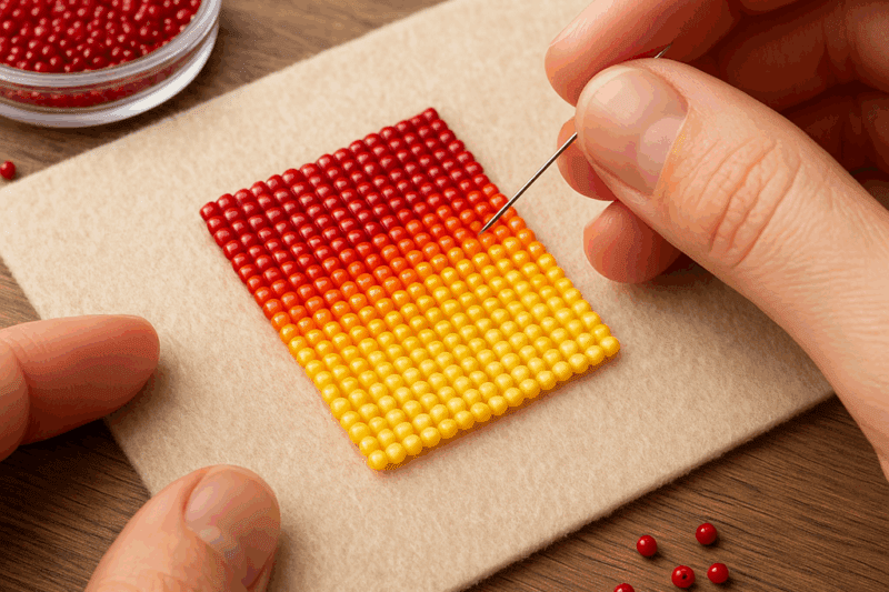 How to Add Ombre Effects to Beaded Designs