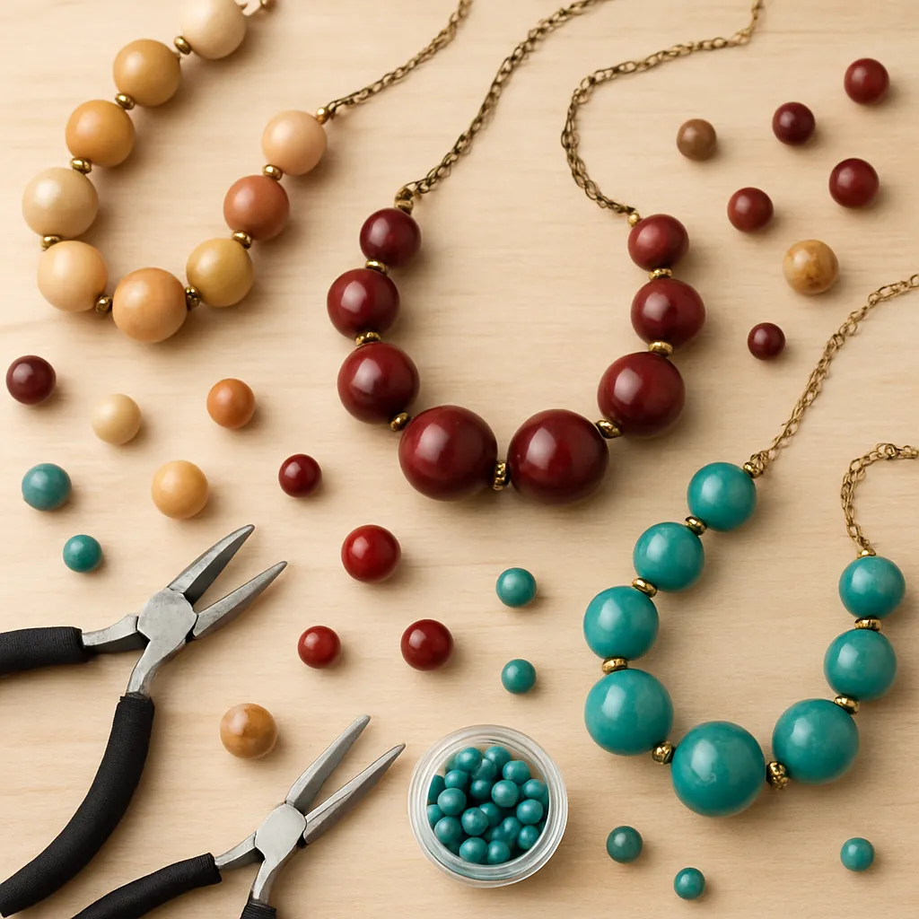 DIY Statement Necklaces with Large Beads
