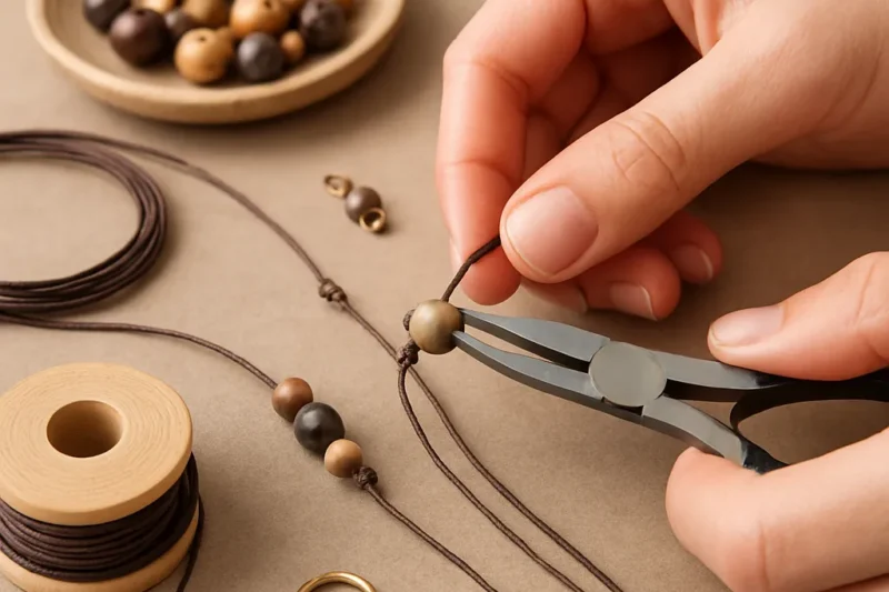 How to Use Waxed Cord in Jewelry Making