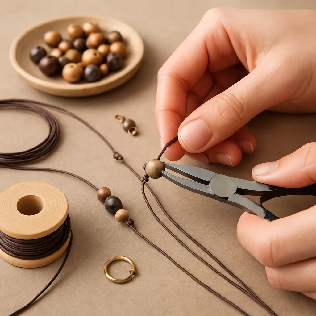 How to Use Waxed Cord in Jewelry Making